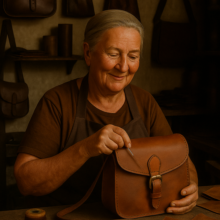 Alaric | Vintage ādas naudas maciņš